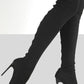 Point Toe Over Knee Stiletto Boots