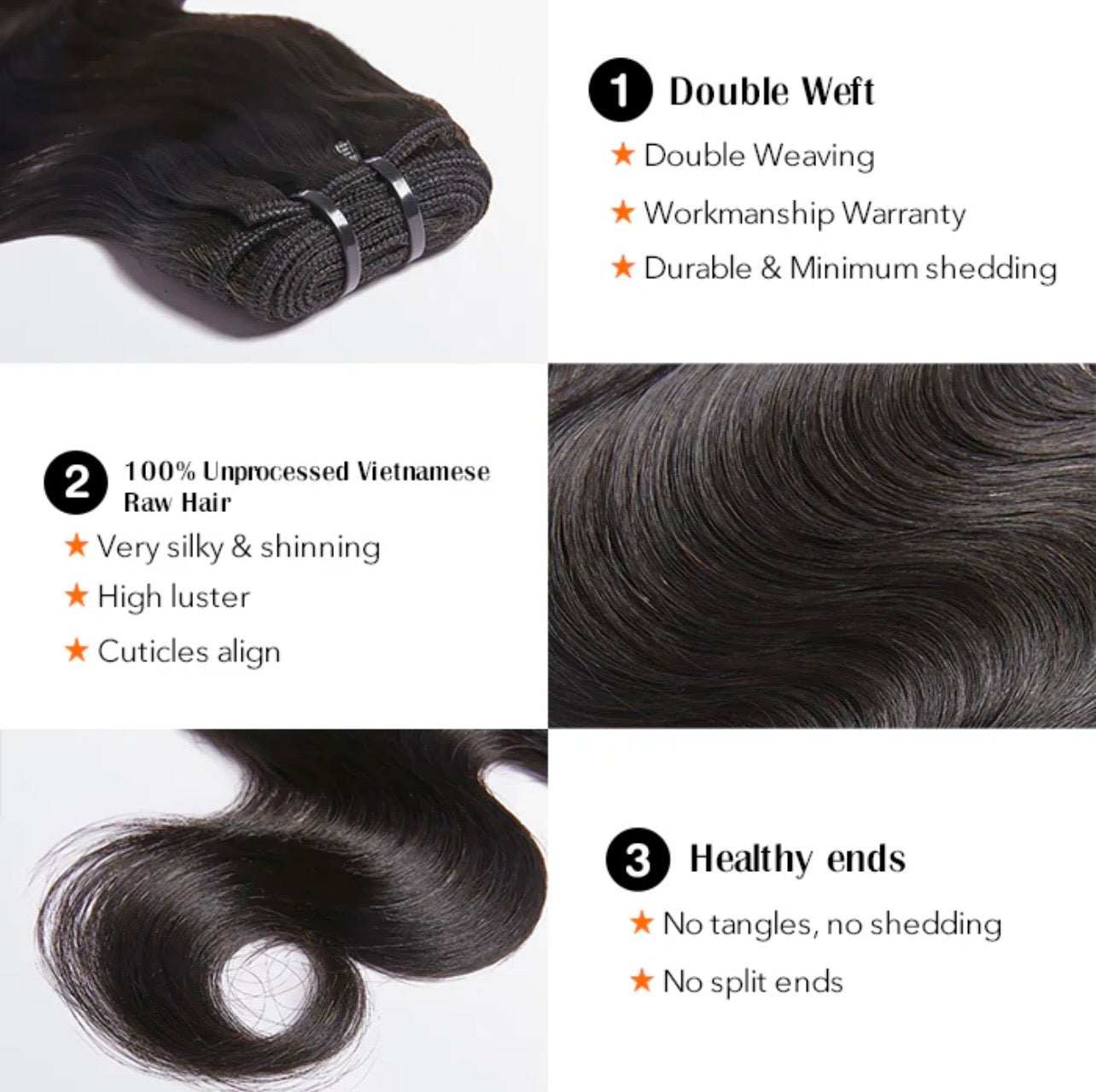 Luxe Raw Vietnam Hair